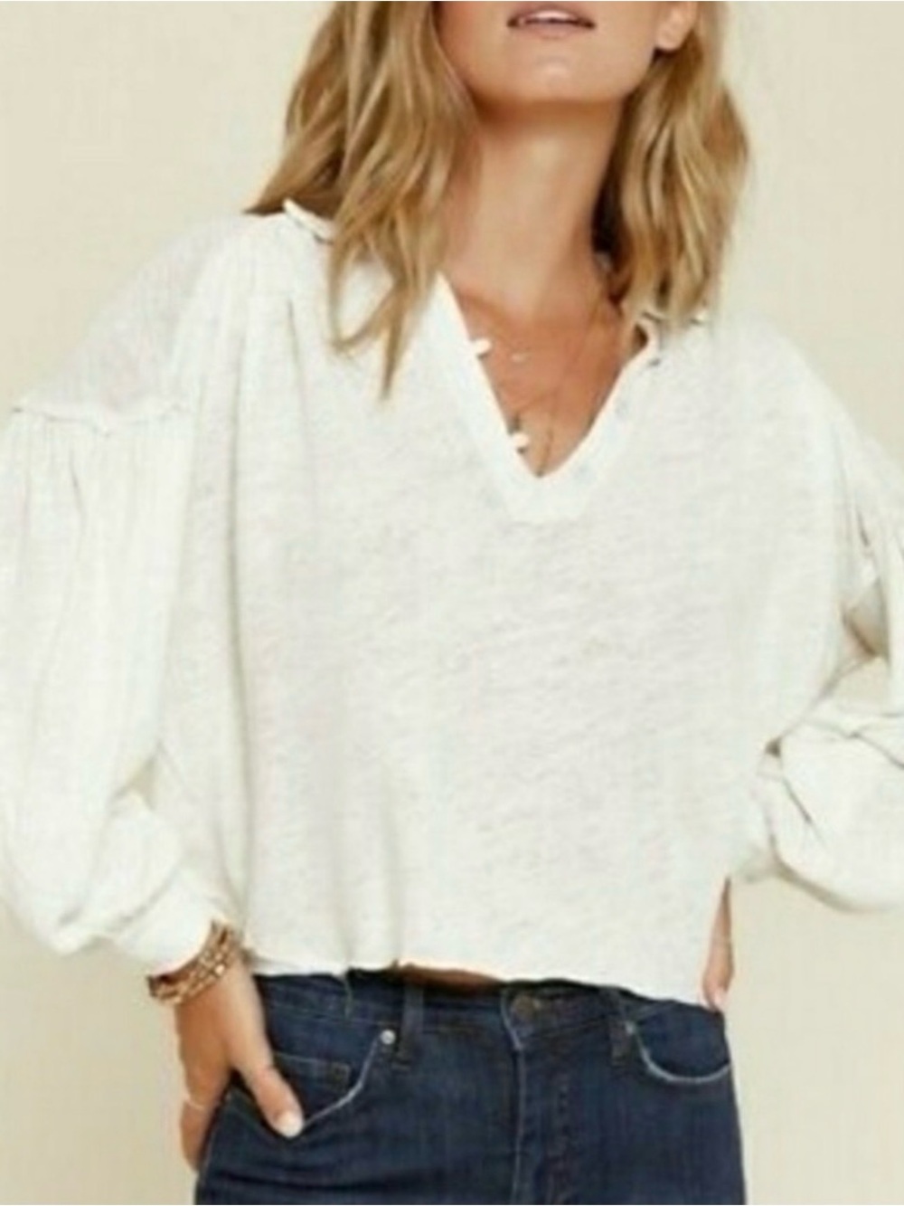 WE THE FREE White Rush Hour Tee Shirt Top size XL NWT